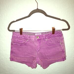 Aeropostale Purple Denim Shorts Size 5/6